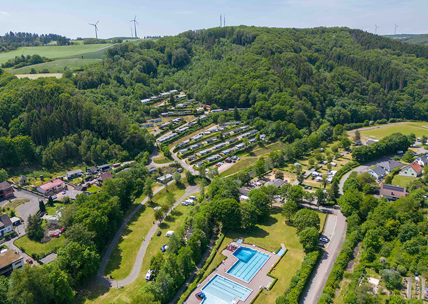 Campingpark Eifel - Luftaufnahme Campingpark Eifel - Luftaufnahme