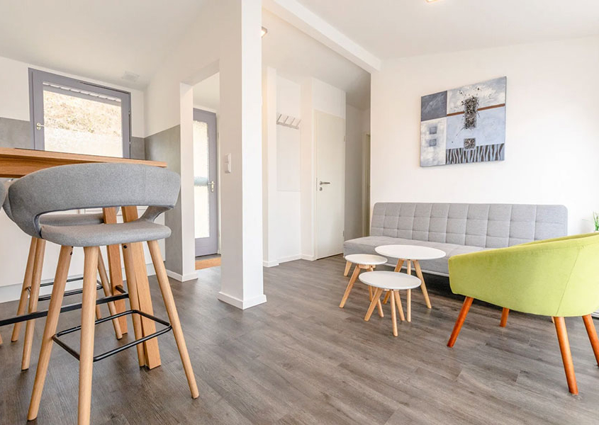 Ferienhaus Typ B - Wohnbereich Ferienhaus Typ B - Wohnbereich