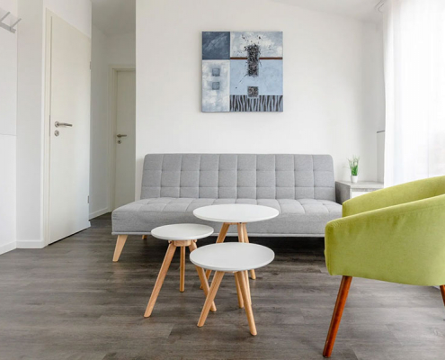 Ferienhaus Typ B - Wohnbereich Ferienhaus Typ B - Wohnbereich