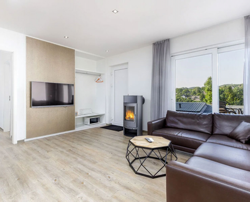 Ferienhaus Typ B Luxus - Wohnbereich Ferienhaus Typ B Luxus - Wohnbereich