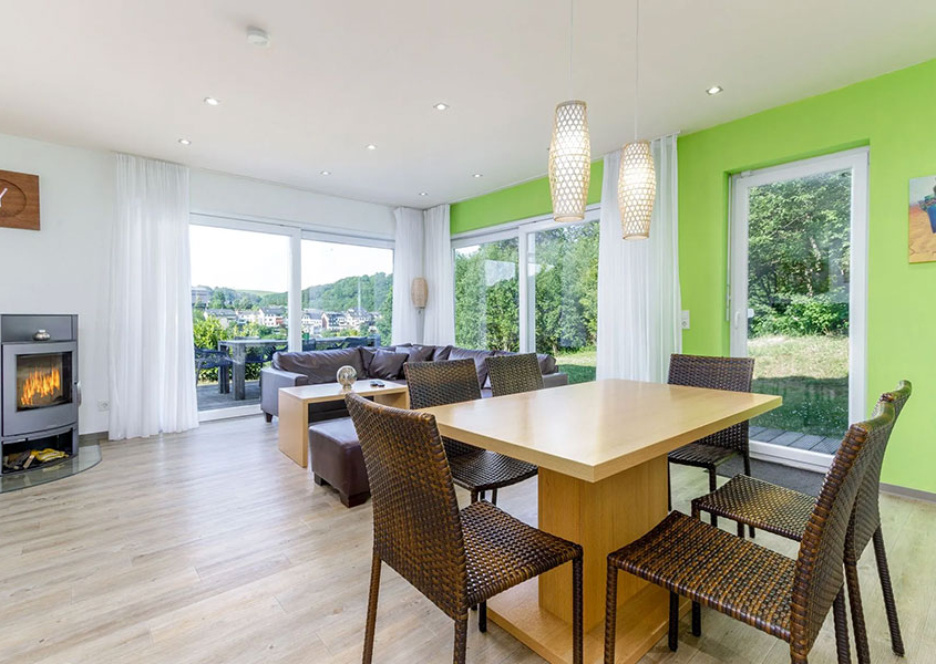 Ferienhaus Typ Z Luxus - Wohn- und Essbereich Ferienhaus Typ Z Luxus - Wohn- und Essbereich