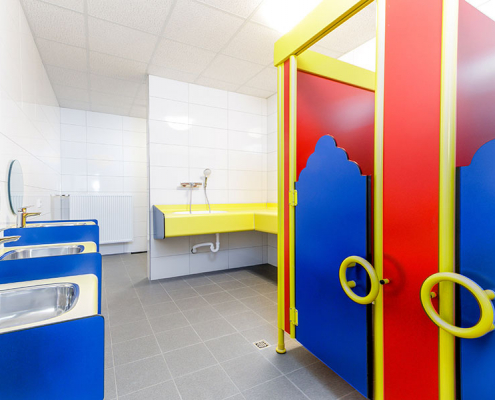 Kindergerechte Sanitäranlagen