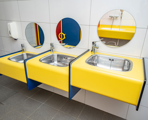 Kindergerechte Sanitäranlagen