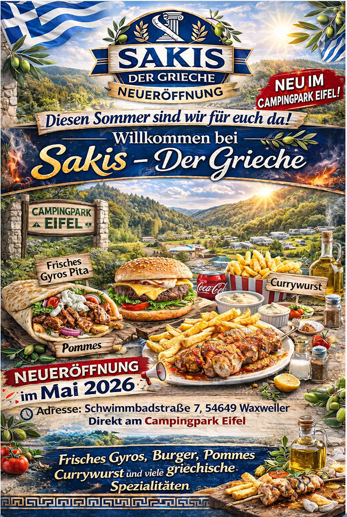 Campingpark Eifel - Sakis Werbung